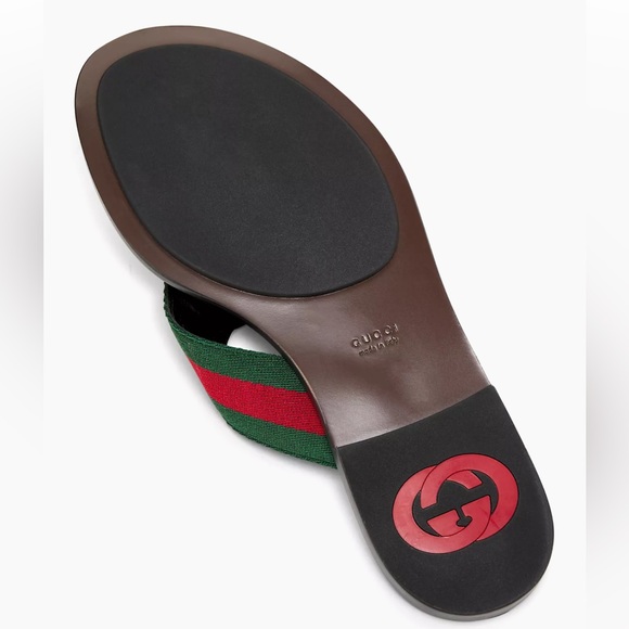 Gucci - Kika Canvas Thong Sandals - Picture 3 of 16